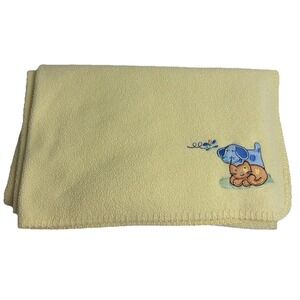 Circo Baby Target Yellow Fleece Baby Blanket Blue Dog Orange Cat Lovey